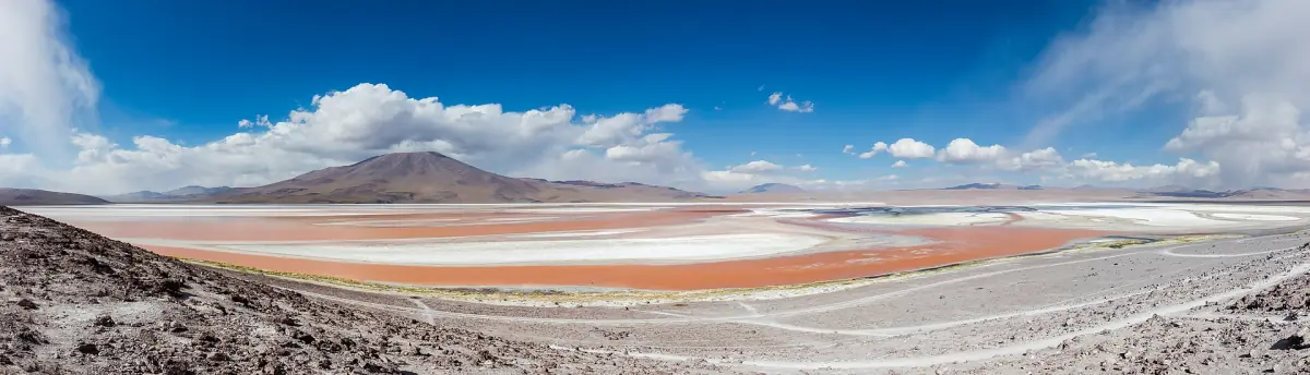 Panorama of Laguna Colorada