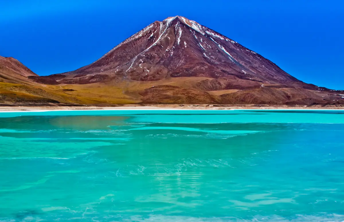 Laguna Verde below Licancabur volcano